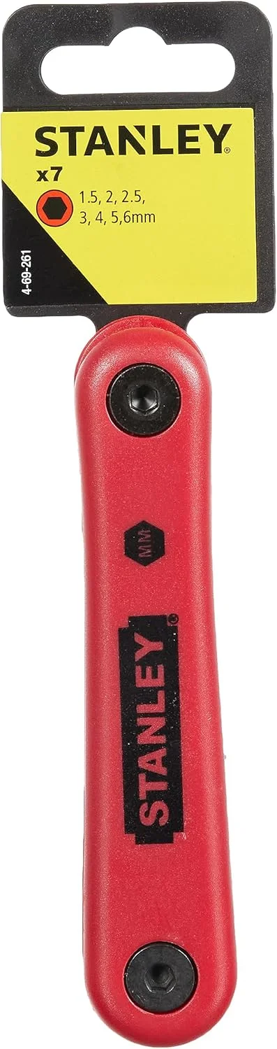 مجموعه آچار آلن تاشو استنلی مدل 4-69-261 (7 عددی)، نقره ای