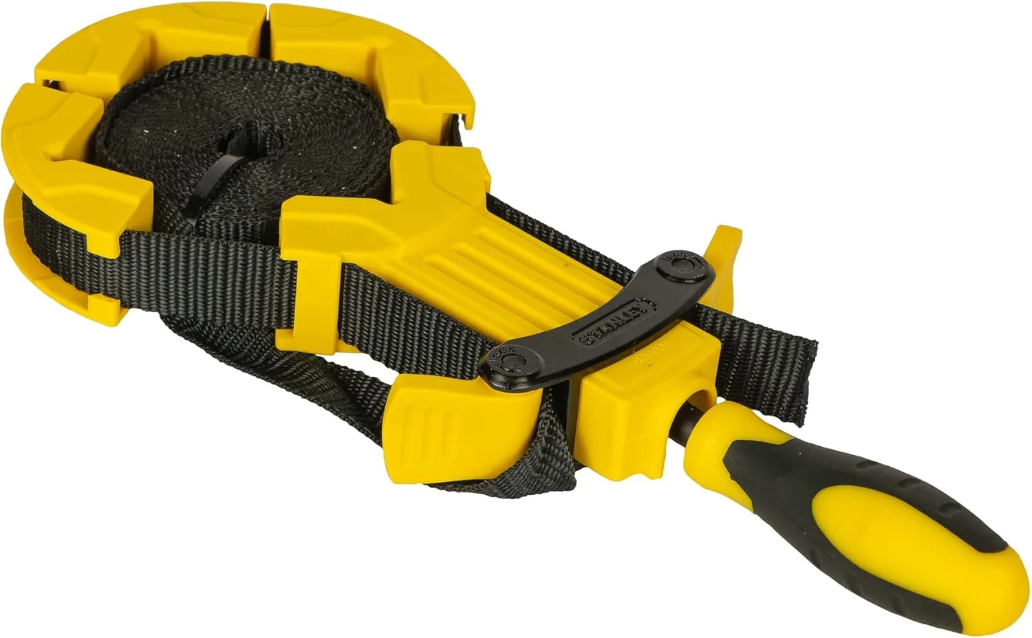 بست تسمه ای استنلی مدل ST083100 طول 4.5 متر، زرد/مشکی