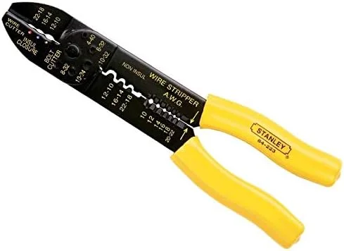 انبر پرس سرسیم استنلی 230 میلی متر/9 اینچ AWG 10-22 HD