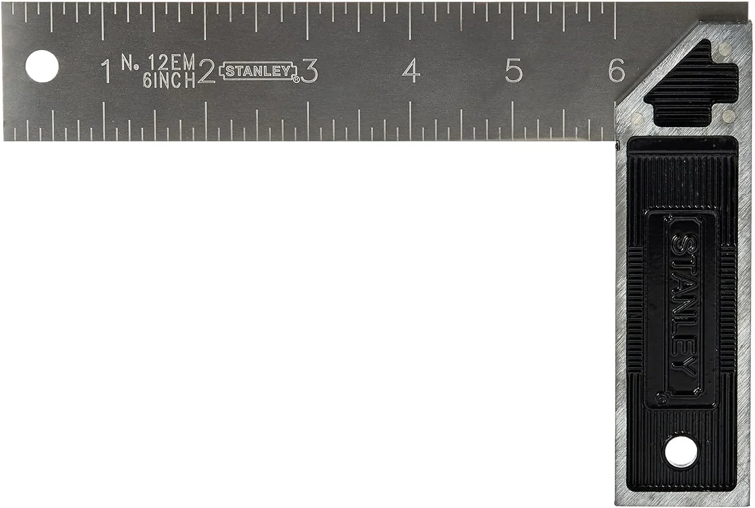 گونیا استنلی 150 میلی متر - 6 اینچ با دسته رویی چدنی 124 میلی متر – 4-7/8 اینچ، نقره ای/مشکی، E-46530