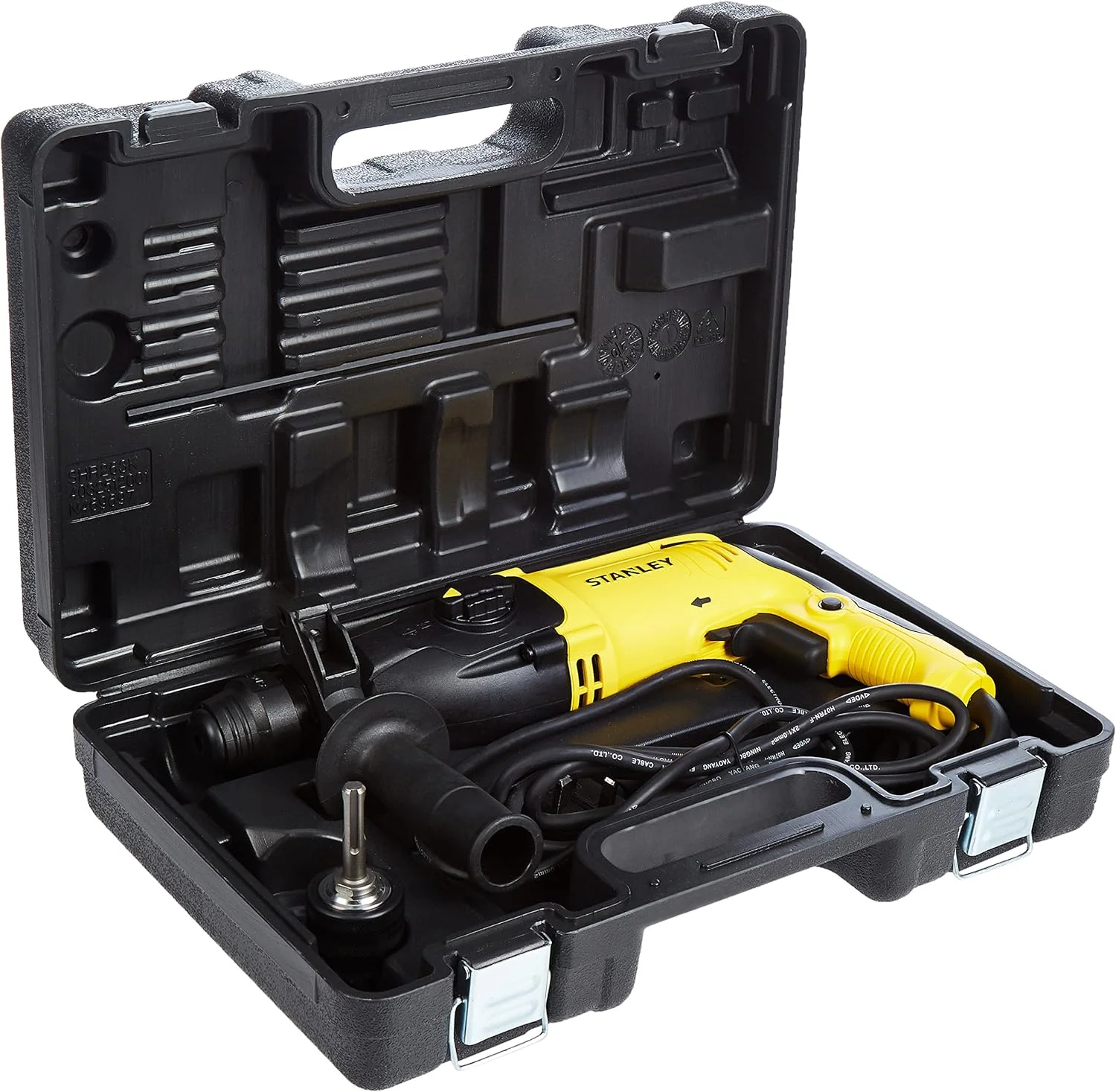 چکش تخریب سه حالته 26 میلی‌متری 800 وات SDS-Plus استنلی مدل SHR263KC-B5