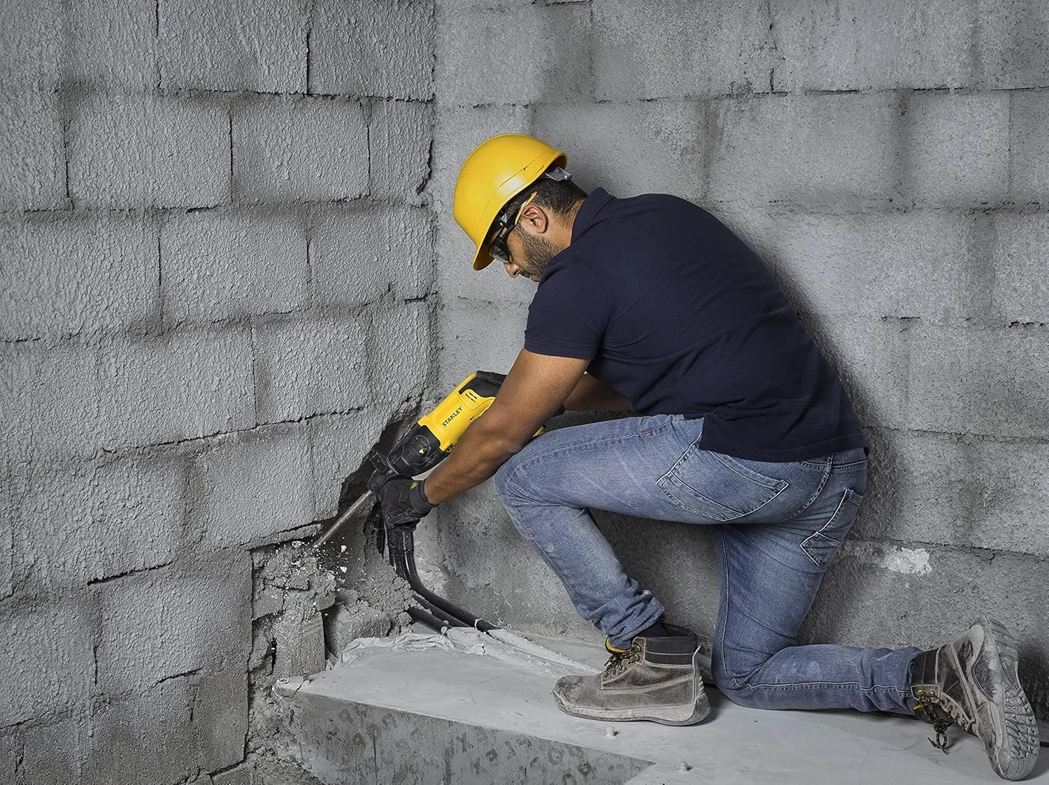 چکش تخریب سه حالته 26 میلی‌متری 800 وات SDS-Plus استنلی مدل SHR263KC-B5