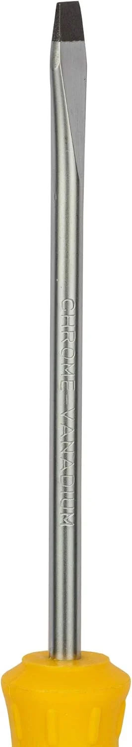 پیچ گوشتی دوسو استاندارد با دسته نرم استنلی مدل STMT60822-8، 5 میلی متر در 100 میلی متر، مشکی و زرد