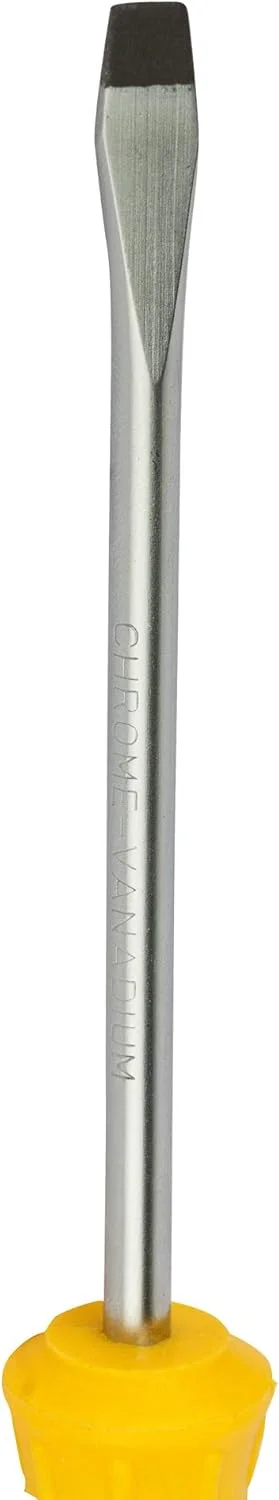 پیچ گوشتی دوسو استاندارد با دسته نرم استنلی مدل STMT60822-8، 5 میلی متر در 100 میلی متر، مشکی و زرد