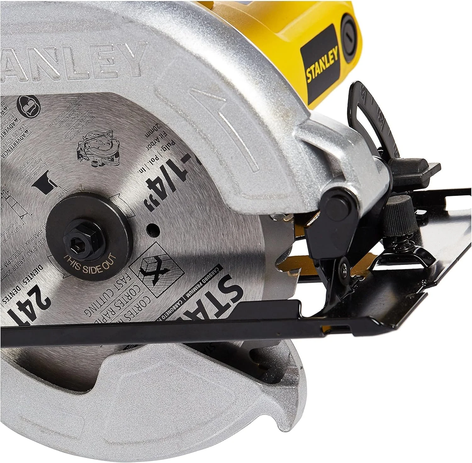 اره دیسکی استنلی مدل Stsc1518-B5 با توان 1510 وات و تیغه 184 میلی‌متر