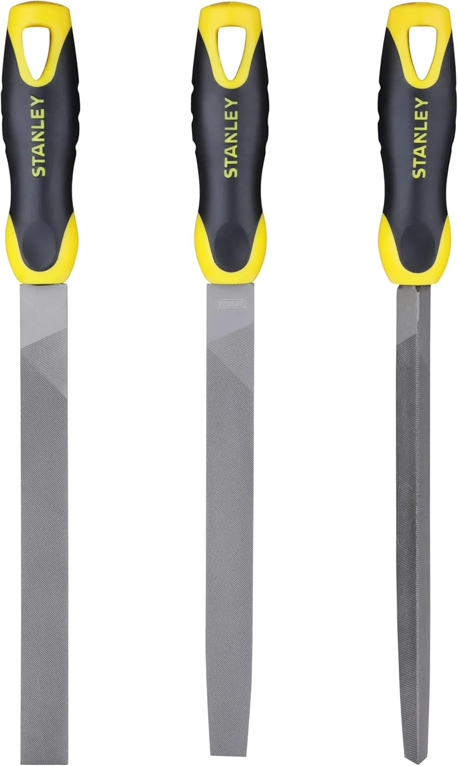 مجموعه سوهان استنلی 022464 شامل نیم گرد/تخت/سه گوش (3 عدد) مجموعه سوهان استنلی 022464 شامل نیم گرد/تخت/سه گوش (3 عدد)