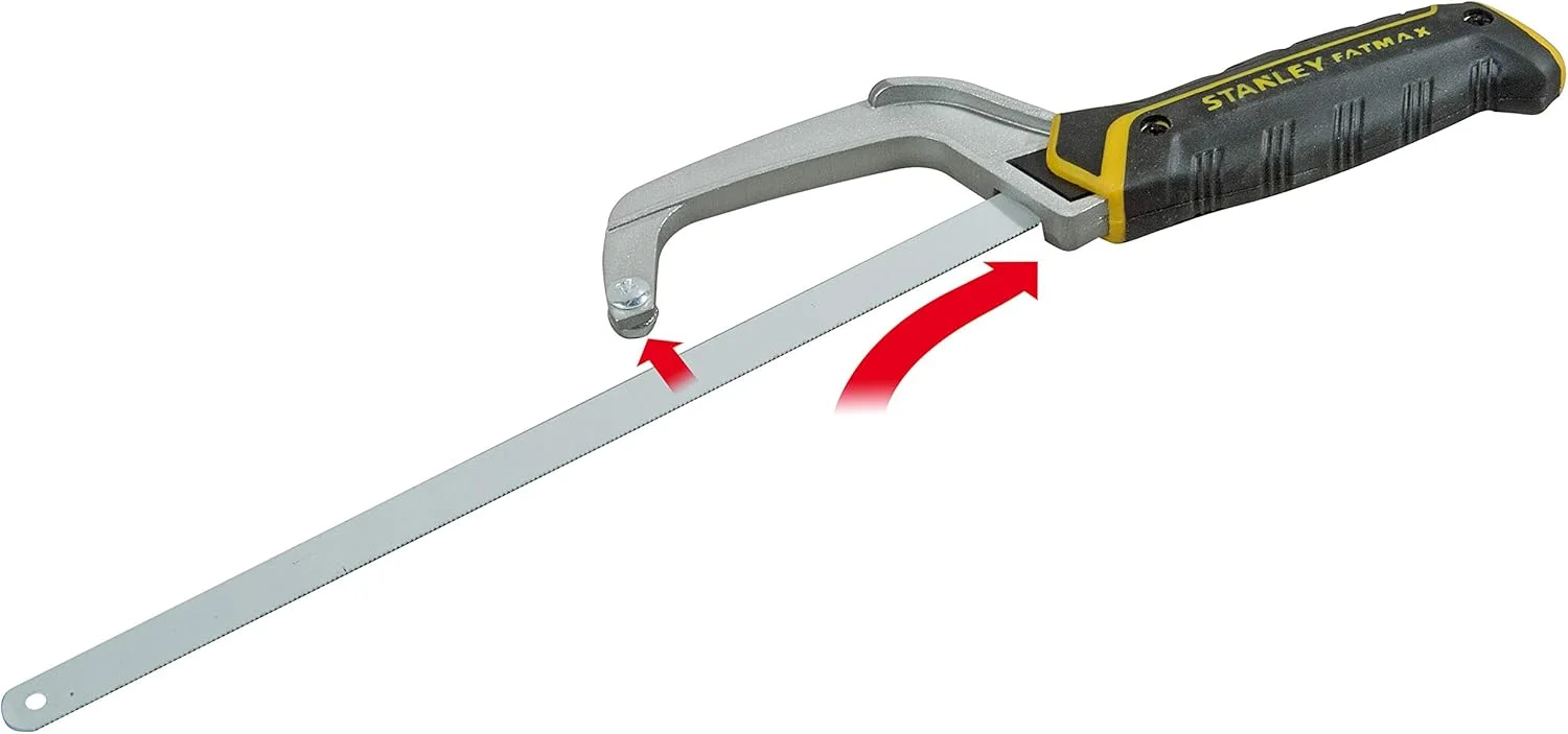 اره کمانی کوچک استنلی مدل 0-15-211، مشکی/نقره ای