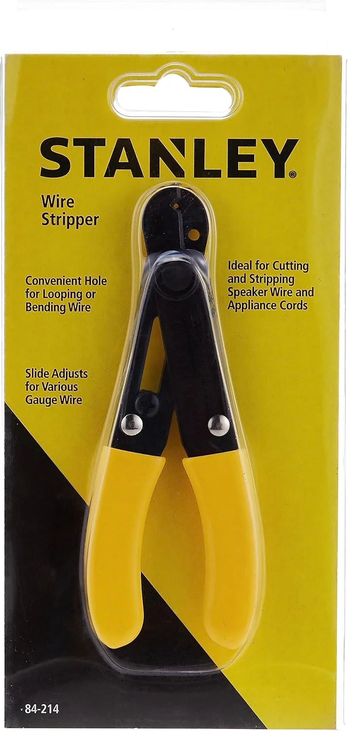 سیم لخت کن استنلی مدل 84-214، مشکی/زرد