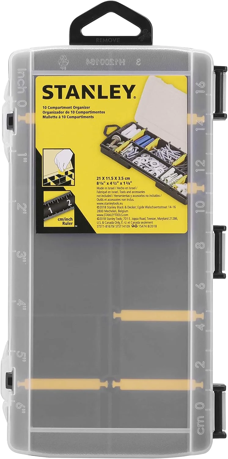 جعبه ابزار کوچک استنلی مدل STST81679-1، شفاف