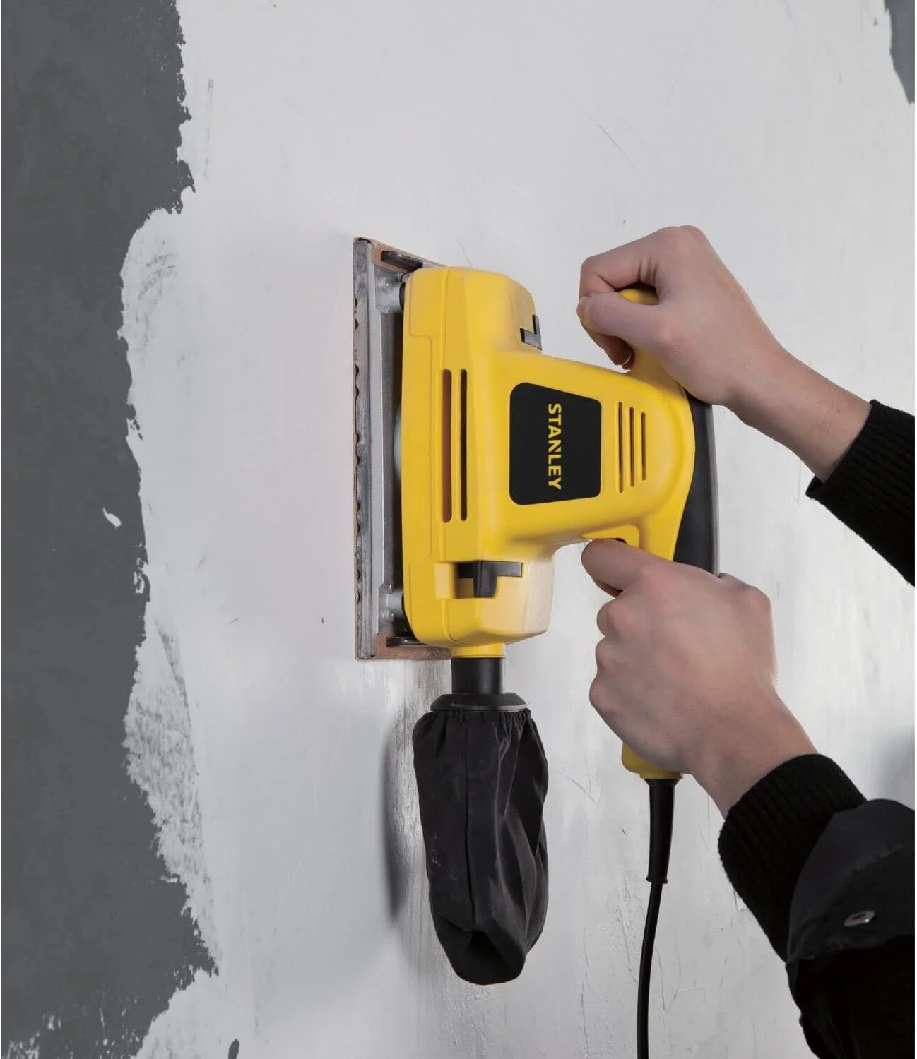 سنباده لرزان 1/2 شیت استنلی مدل SSS310 - 310 وات