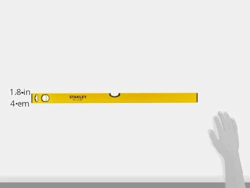 تراز جعبه ای کلاسیک استنلی مدل Stht43104-8 طول 80 سانتی متر تراز جعبه ای کلاسیک استنلی مدل Stht43104-8 طول 80 سانتی متر