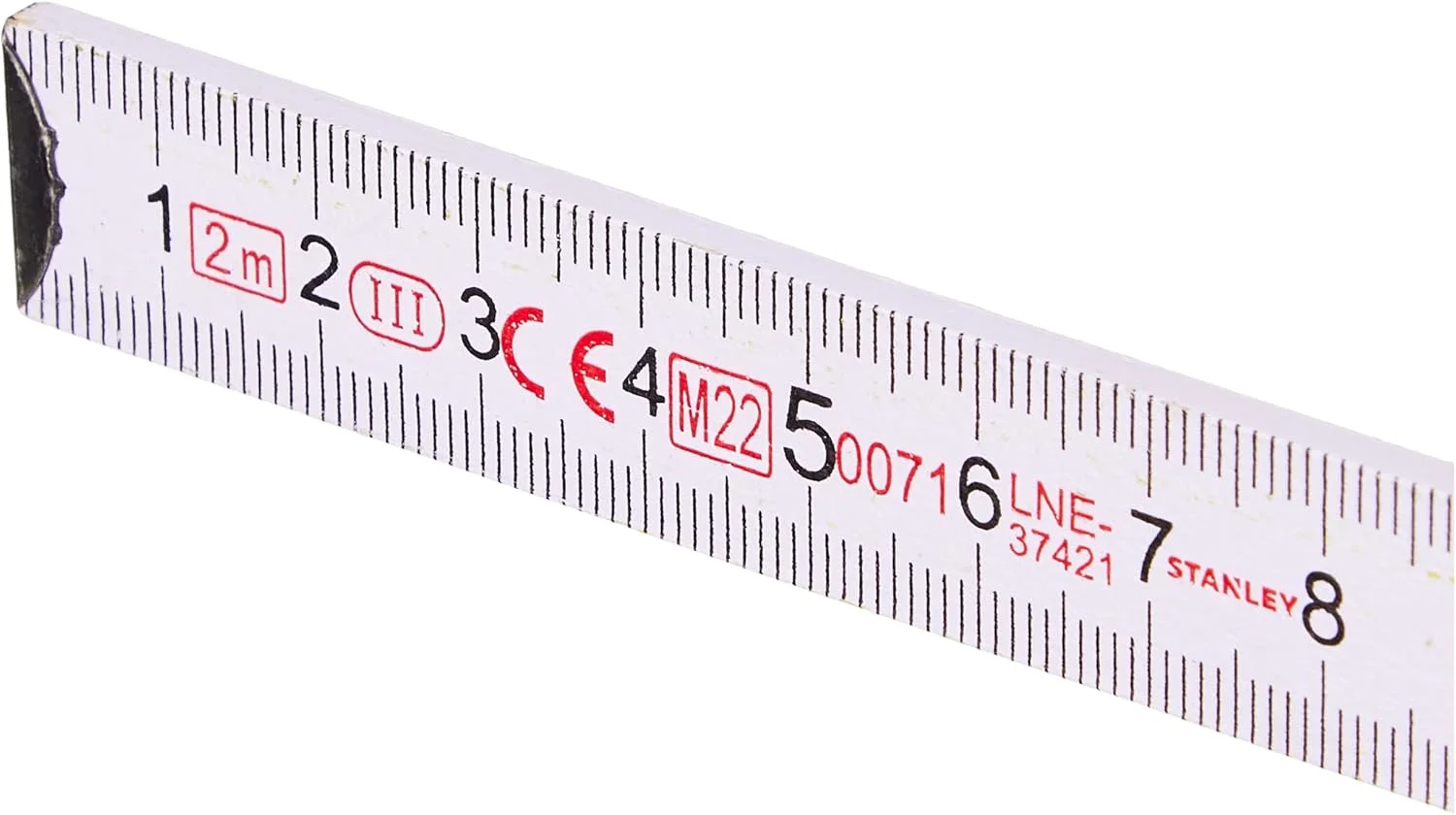 خط کش تاشو چوبی استنلی 0-35-458، سفید