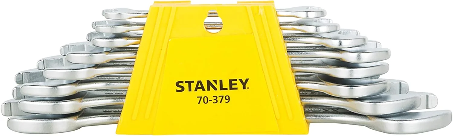 مجموعه آچار تخت دو سر استنلی مدل 70-379 (نقره ای)