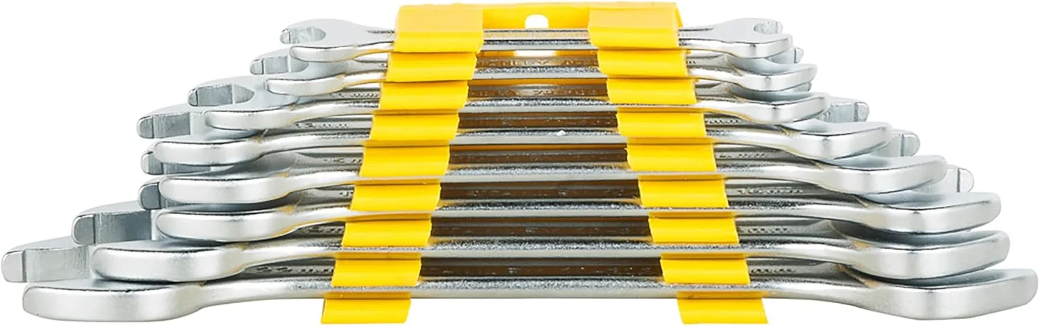 مجموعه آچار تخت دو سر استنلی مدل 70-379 (نقره ای) مجموعه آچار تخت دو سر استنلی مدل 70-379 (نقره ای)