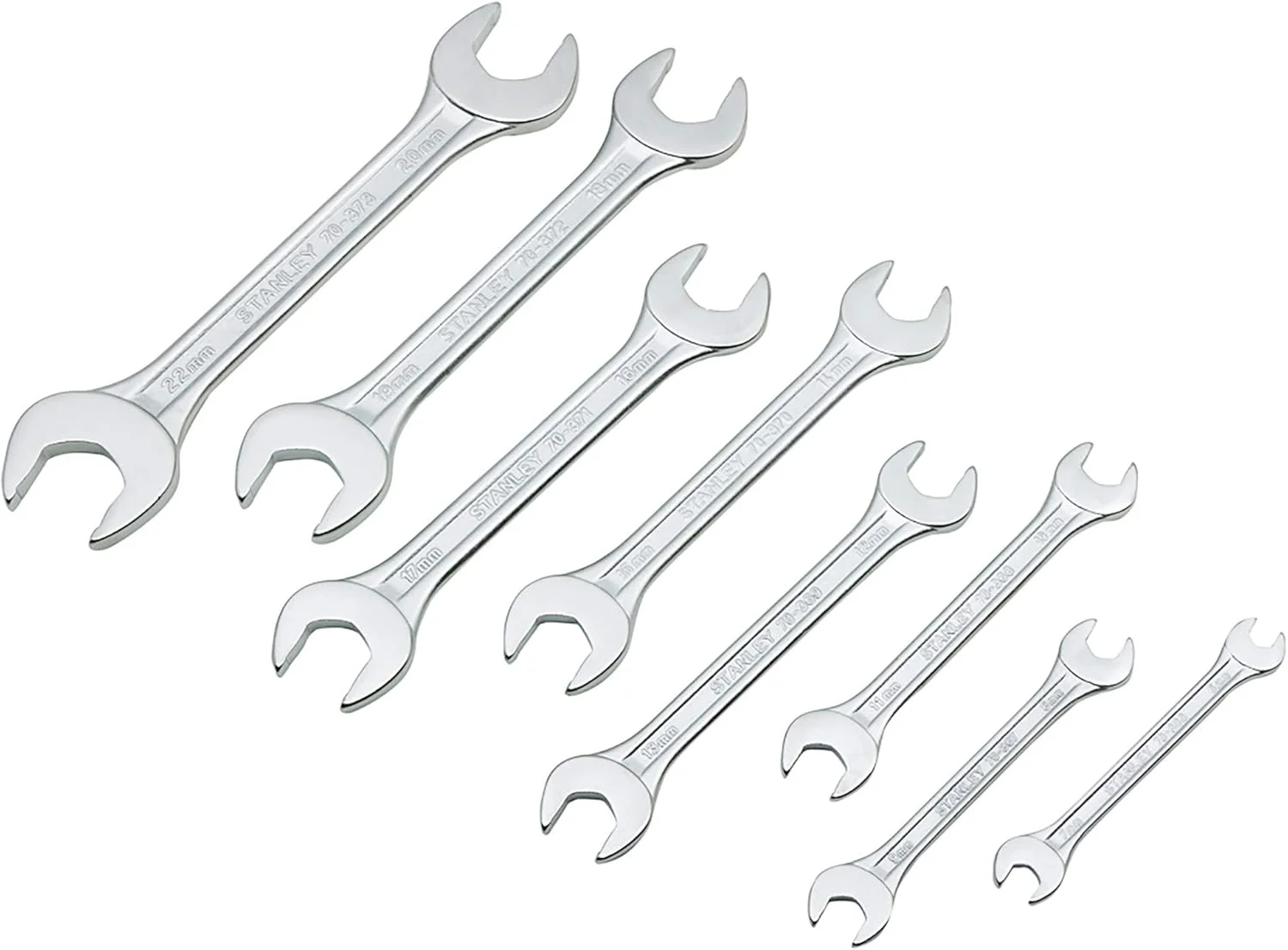 مجموعه آچار تخت دو سر استنلی مدل 70-379 (نقره ای) مجموعه آچار تخت دو سر استنلی مدل 70-379 (نقره ای)