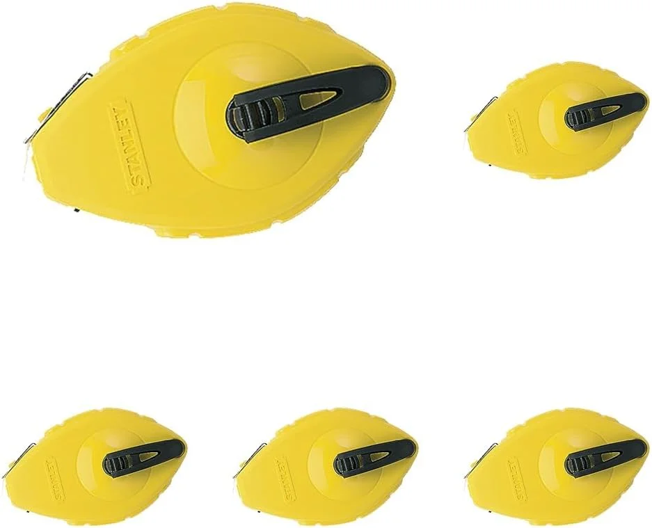 استنلی ریسمان گچی زرد، 30 متر، 1 عدد، 0-47-440 (بسته 5 عددی)