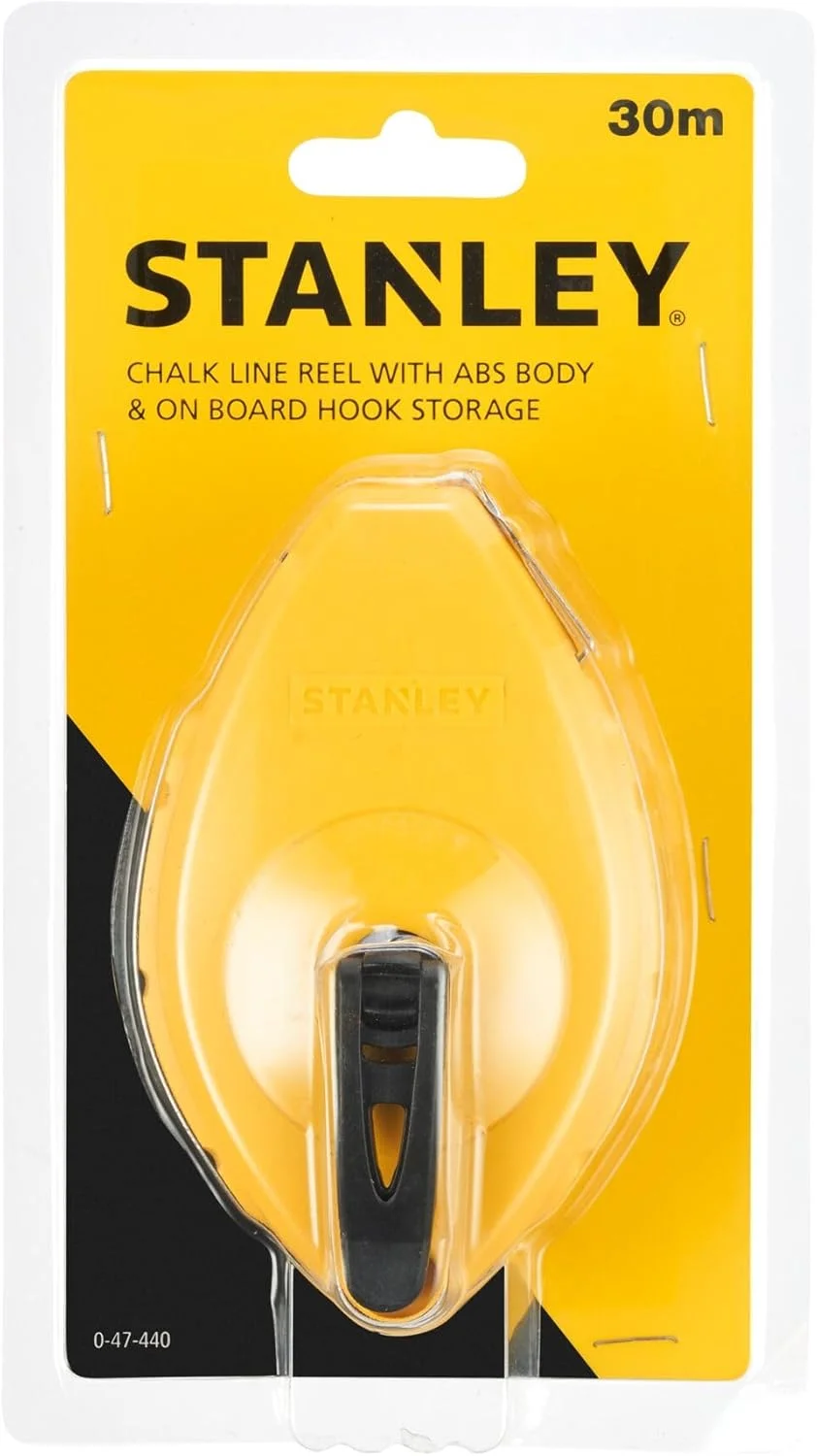 نخ تراز استنلی زرد، 30 متر، 1 عدد، 0-47-440 (بسته 3 عددی)