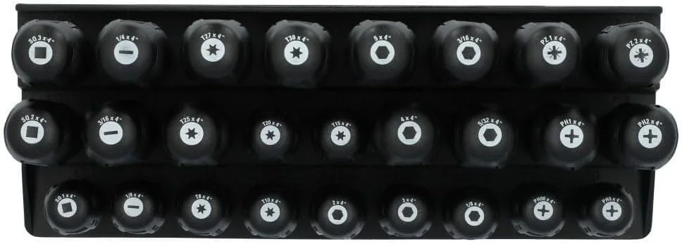 مجموعه ۲۶ عددی پیچ گوشتی استنلی مدل SHELL به همراه استند