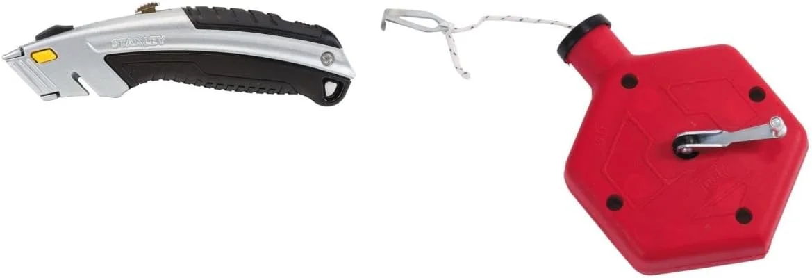 ابزار استنلی 10-78876 چاقوی جمع شونده با تعویض سریع 6-5/8 اینچی مدل 10-788 و بسته اقتصادی قرقره گچ 100 فوتی MD 00760 ابزار استنلی 10-78876 چاقوی جمع شونده با تعویض سریع 6-5/8 اینچی مدل 10-788 و بسته اقتصادی قرقره گچ 100 فوتی MD 00760