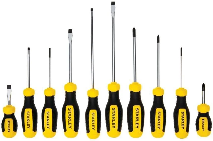 مجموعه پیچ گوشتی 10 عددی استنلی مجموعه پیچ گوشتی 10 عددی استنلی