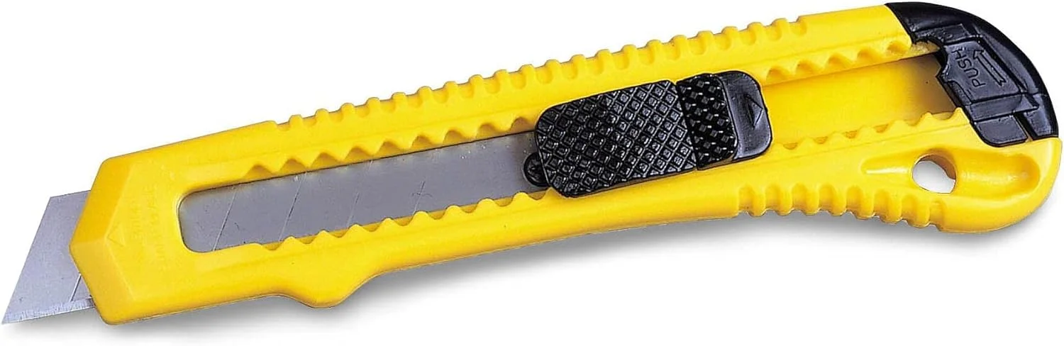 چاقوی تیغه جداشونده استنلی مدل 10-143-S، سایز 18 میلی متر چاقوی تیغه جداشونده استنلی مدل 10-143-S، سایز 18 میلی متر