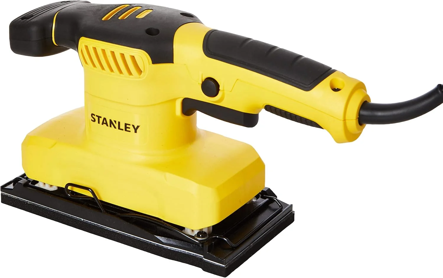 سنباده لرزان یک چهارم شیت استنلی، 280 وات، 14000 دور در دقیقه، زرد/مشکی - Ss28-B5 سنباده لرزان یک چهارم شیت استنلی، 280 وات، 14000 دور در دقیقه، زرد/مشکی - Ss28-B5