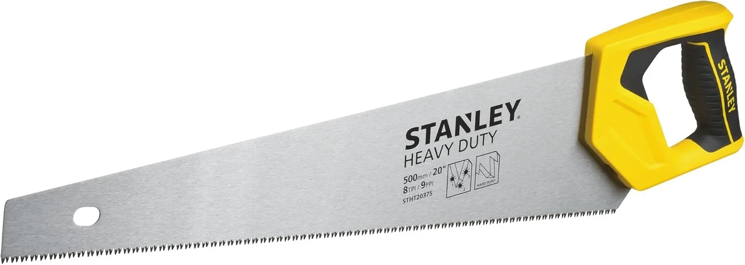 اره دستی استنلی مدل STHT20375 با تیغه ۲۰ اینچی و دسته دو-جنسه اره دستی استنلی مدل STHT20375 با تیغه ۲۰ اینچی و دسته دو-جنسه