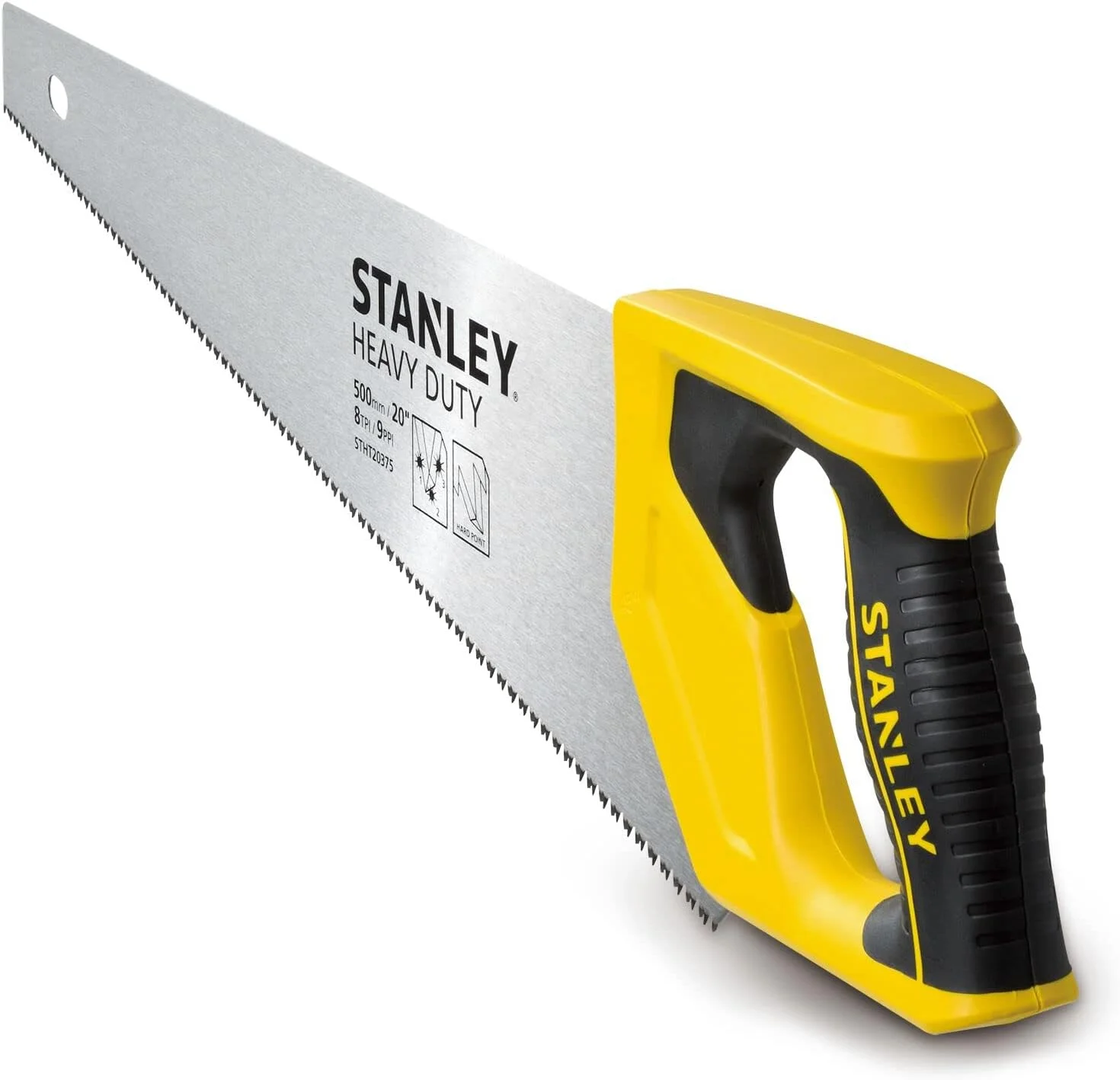 اره دستی استنلی مدل STHT20375 با تیغه ۲۰ اینچی و دسته دو-جنسه اره دستی استنلی مدل STHT20375 با تیغه ۲۰ اینچی و دسته دو-جنسه