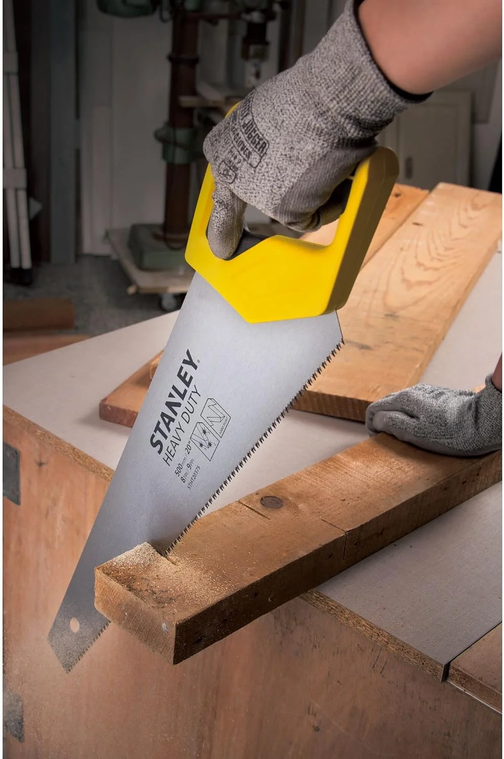 اره دستی استنلی مدل STHT20375 با تیغه ۲۰ اینچی و دسته دو-جنسه اره دستی استنلی مدل STHT20375 با تیغه ۲۰ اینچی و دسته دو-جنسه