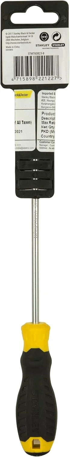 پیچ گوشتی استاندارد با دسته نرم STMT60823-8، 5 میلی متر در 150 میلی متر