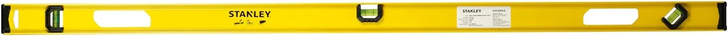 تراز مهندسی STANLEY STHT42076-8 مدل I-beam طول 1200 میلی‌متر - 48 اینچ با 3 ویال