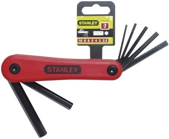 مجموعه آچار تاشو استنلی (۷ عددی)، نقره ای