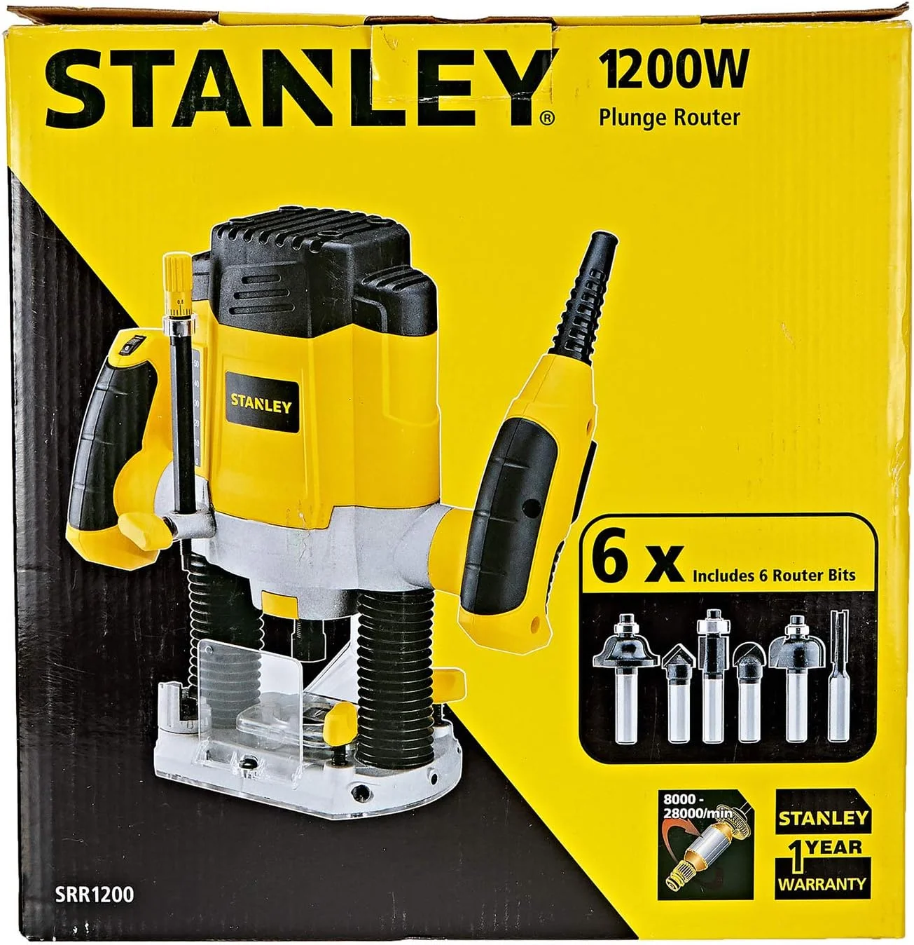 فرز انگشتی نفوذی 8 میلی‌متری استنلی مدل Strr1200