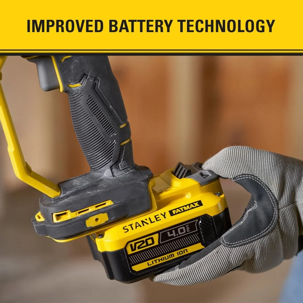 مینی فرز V20 استنلی SFMCG400B-XJ، ۱۸ ولت، ۱۲۵ میلی‌متر، بدون شارژر/باتری