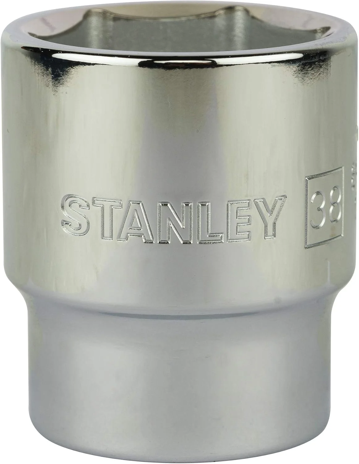 بکس استاندارد 6 پر 38 میلی‌متری استنلی مدل STMT89338-8B با درایو 3/4 اینچ (نقره‌ای)