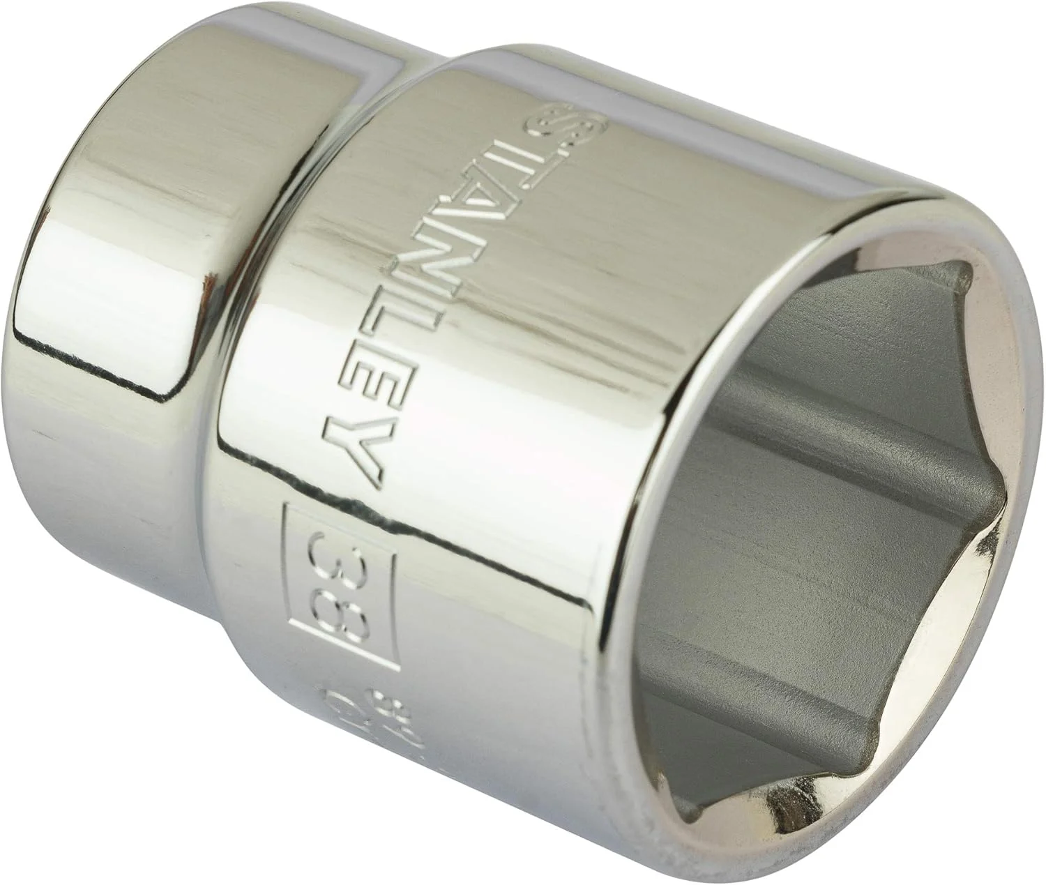 بکس استاندارد 6 پر 38 میلی‌متری استنلی مدل STMT89338-8B با درایو 3/4 اینچ (نقره‌ای)