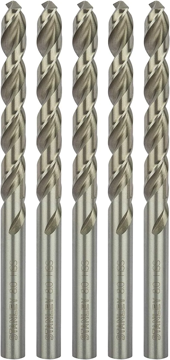 مته فلز HSS استنلی (8 میلی‌متر، 1 عدد)