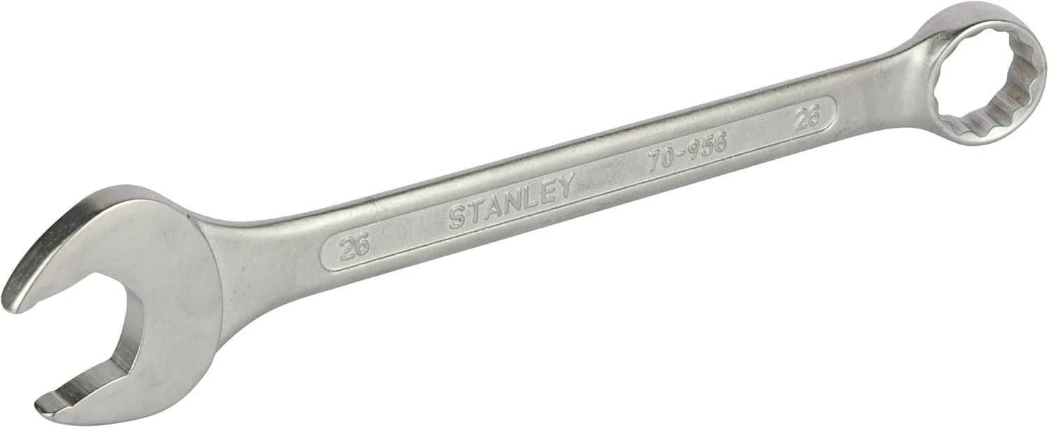 آچار ترکیبی فولادی با کیفیت بالا استنلی مدل 70-956E با روکش مات - 26 میلی متر آچار ترکیبی فولادی با کیفیت بالا استنلی مدل 70-956E با روکش مات - 26 میلی متر