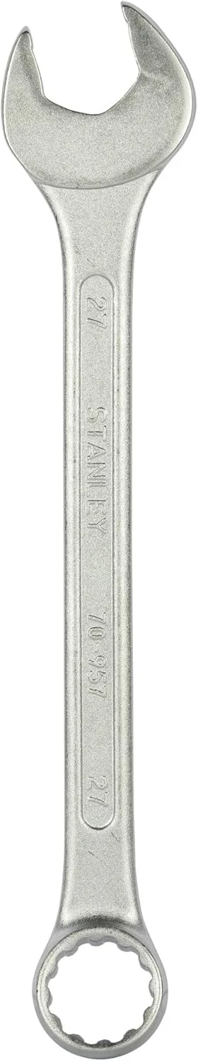 آچار یکسر رینگی فولادی استنلی مدل 70-957E با پرداخت مات - سایز 27 میلی متر