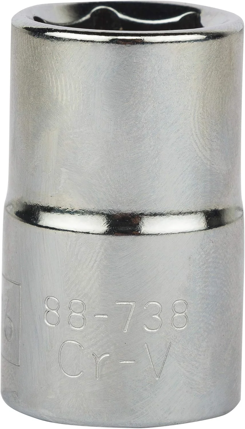 بکس شش گوش استاندارد استنلی 1-88-738 فولاد کروم وانادیوم 1/2 اینچ 16 میلی متر نقره ای