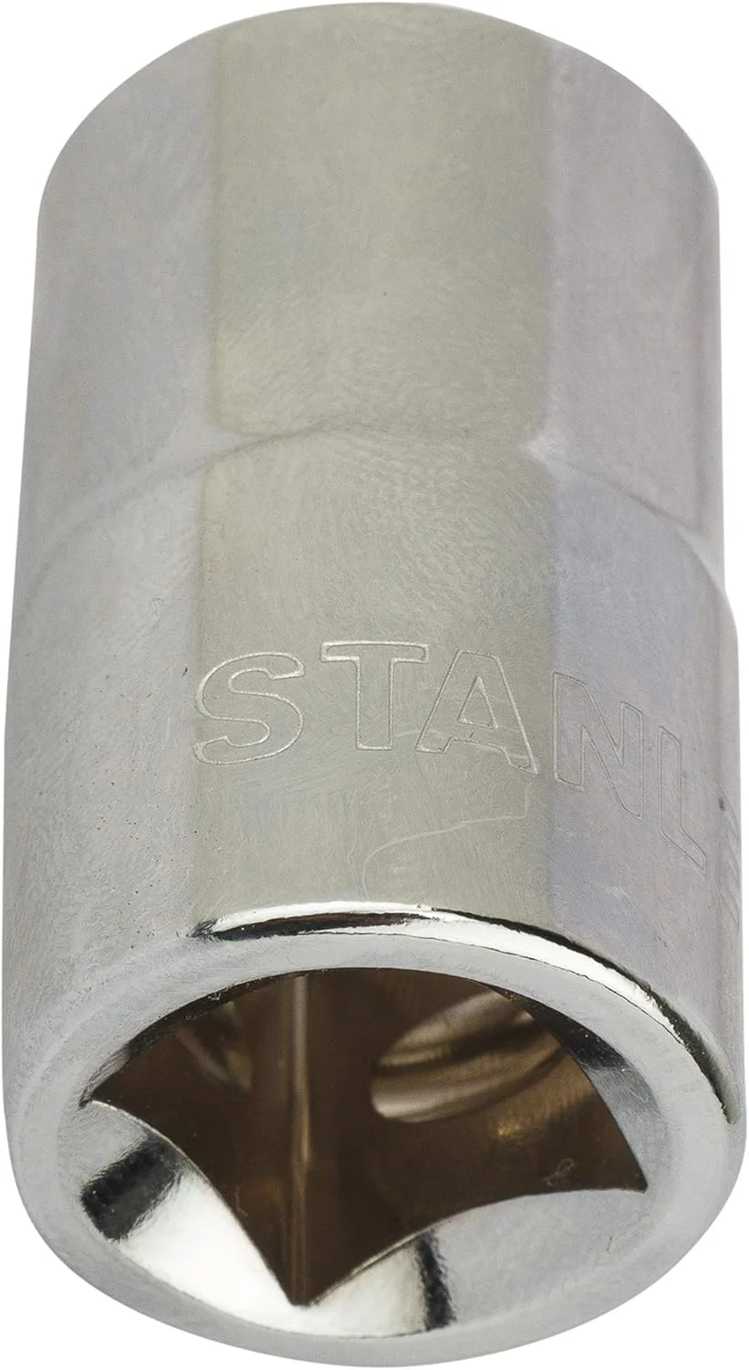 بکس شش گوش استاندارد استنلی 1-88-738 فولاد کروم وانادیوم 1/2 اینچ 16 میلی متر نقره ای