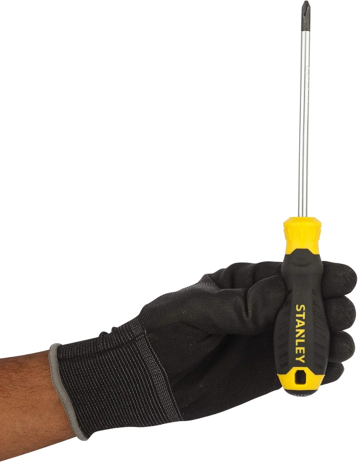 پیچ گوشتی چهارسو استنلی مدل STMT60810-8 با دسته نرم PH2x125mm (زرد و مشکی)