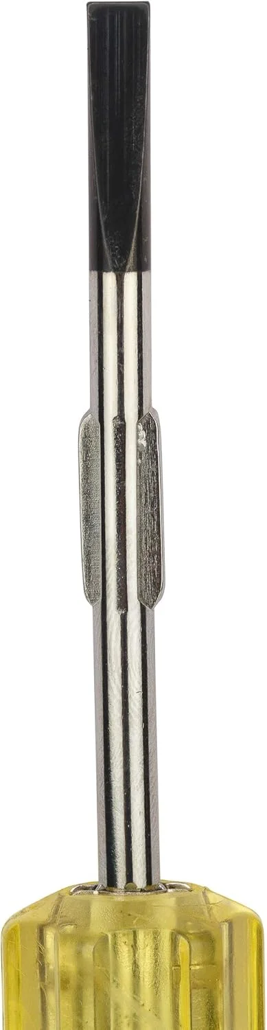 پیچ گوشتی دو طرفه استنلی مدل 62-434 (چهارسو PH1 و تخت 5 میلی‌متر در 75 میلی‌متر، زرد)