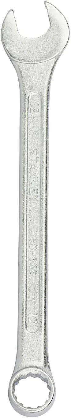 آچار ترکیبی فولادی با کیفیت بالا استنلی مدل 70-942E با روکش مات - 12 میلی متر