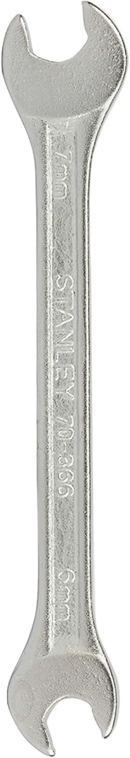 آچار تخت دو سر استنلی مدل 70-366E - پرداخت مات - 6 * 7 میلی متر