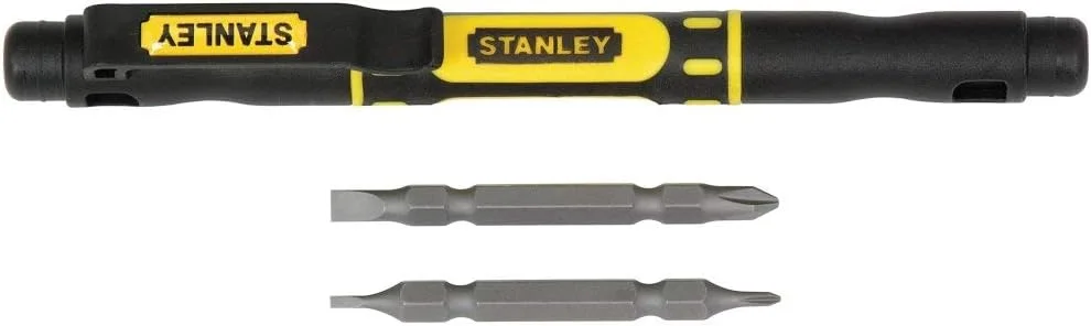 پیچ گوشتی جیبی 4 در 1 استنلی، بسته 4 عددی