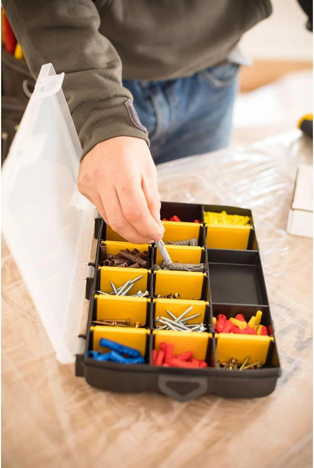 جعبه ابزار استنلی مدل STST81680-1، شفاف جعبه ابزار استنلی مدل STST81680-1، شفاف