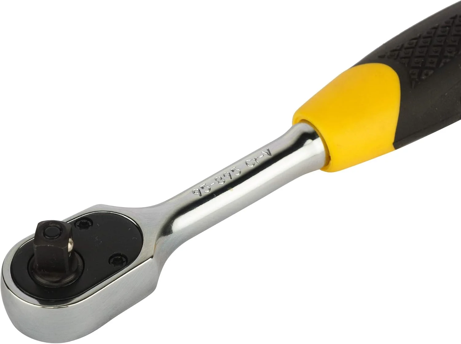 آچار جغجغه ای سر گلابی با رهاسازی سریع فلزی استنلی مدل STMT95895-8B (زرد، 1/4 اینچ)