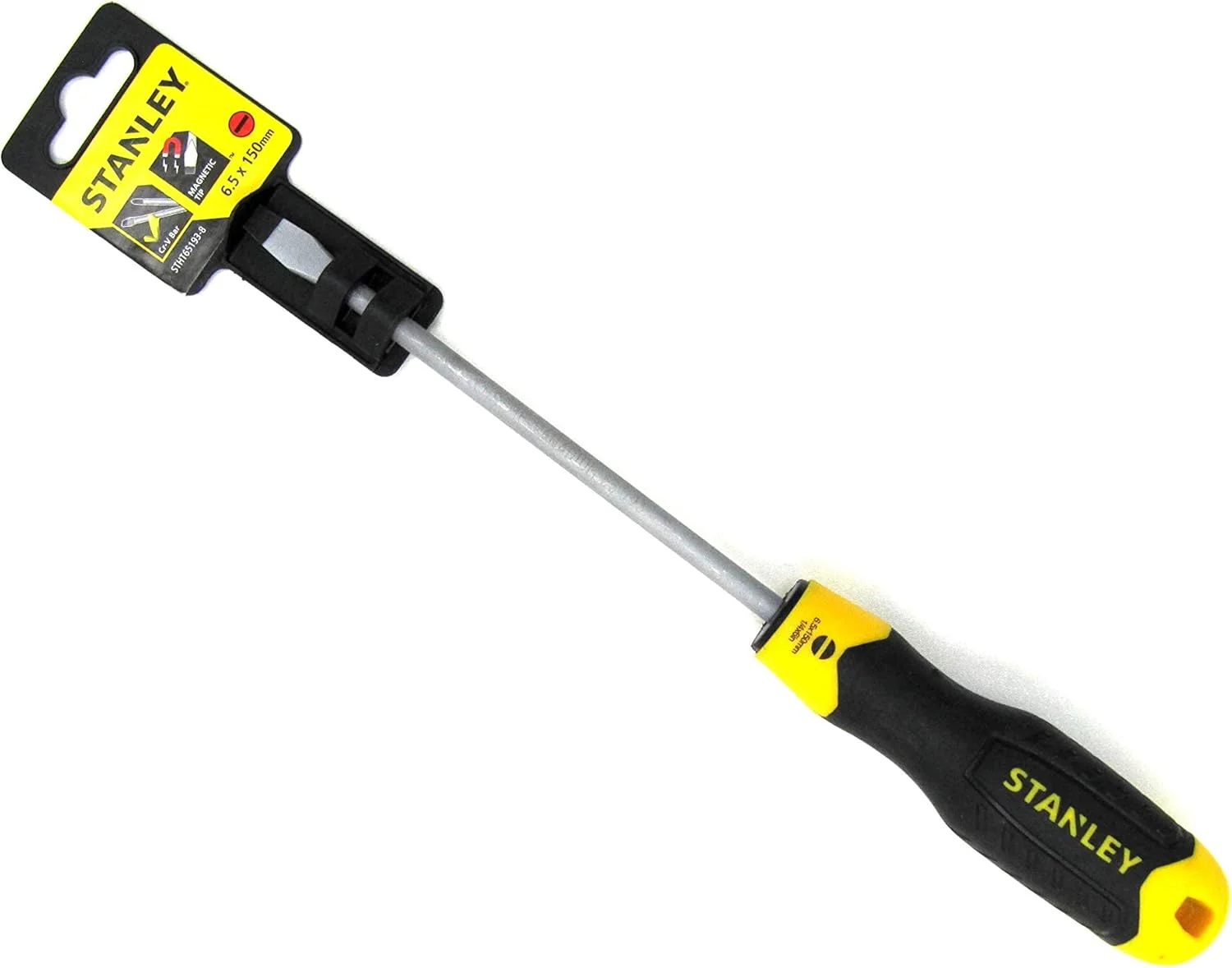 پیچ گوشتی تخت استنلی با دسته نرم مدل Stht65193-8