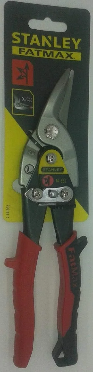 قیچی هوانوردی چپ بُر استنلی فت مکس (قرمز)